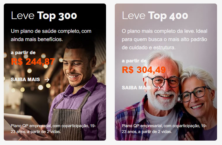 Imagem Planos leve Saúde leve top 300